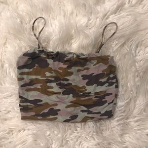 Crop top camo